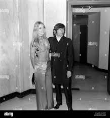 Sharon Tate and her husband Roman Polanski at the film premier reception at  Claridges of Rosemary s Baby in January 1968 Stock Photo - Alamy