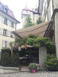la chandeleur eat tasty crepes on a nice terrace really affordable price for a restaurant in lausanne