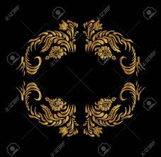 Motif floral floral prints floral rug textures patterns print patterns illustrations illustration art taupe color colors. Gold Flowers On Black Background Golden Floral Pattern On Black Royalty Free Cliparts Vectors And Stock Illustration Image 50093956