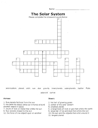 A _____ is composed of dust and rock particles mixed with frozen water, methane, and ammonia. Solar System Crossword D 3 1 Pdf