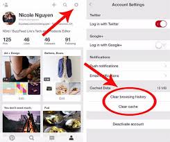 If you clear your browser's cache, you can get rid of annoyance such as websites sometimes failing to load. Is Your Iphone Storage Full Clear Your Pinterest App S Cached Data Iphone Features Iphone Storage Iphone Info
