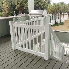 W white vinyl railing kit showcasing a clean, elegant look as well showcasing a clean, elegant look as well as superior strength and durability, the walton vinyl railing is a great addition to any house. Weatherables Naples 3 Ft H X 8 Ft W White Vinyl Railing Kit Cwr R36 E8 The Home Depot In 2021 Vinyl Railing Vinyl Stairs Stair Railing Kits