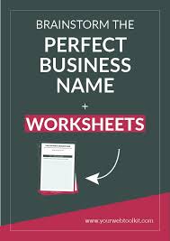 Brainstorm The Perfect Business Name With These Awesome Tools New Business Names Naming Your Business Business Names