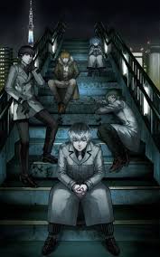 Tokyo ghoul re anime characters. Hd Wallpaper Five Male Anime Characters On Stairs Digital Wallpaper Tokyo Ghoul Re Wallpaper Flare