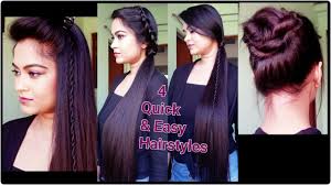 The following indian men's hairstyles for long hair have a modern look, but there are some recommendations that are as a result of the influence of fancy and popular retro style that many indian men seem to prefer. 4 Quick Easy Heatless Hairstyles For Summer For Medium Long Hair Indian Hairstyles Youtube