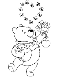 Disney animated musicals, valentines day video, valentines day videos, valentines day movies, valentines movies, gifts for valentines. Winnie The Pooh Valentines Day Coloring Pages Coloring Home