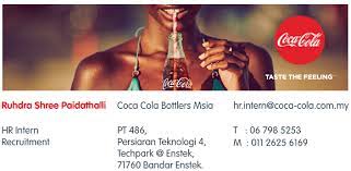 Here, you can make a difference from day one. The Coca Cola Company Malaysia Is Inti Career Services Facebook
