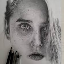 Stunning Photo Realistic Graphite Drawings By Monica Lee Photorealistic Drawings Graphite Drawings Portrait Drawing