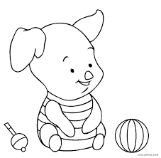 Simple christmas crib coloring page for children. Free Printable Baby Coloring Pages For Kids