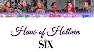 six the musical haus of holbein lyrics color coded youtube haus of holbein six the musical musicals