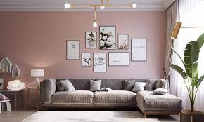 het bewijs dat een roze muur ook stoer en stijlvol kan zijn eigen huis en tuin decoration salon rose et gris deco canape gris decoration salon rose