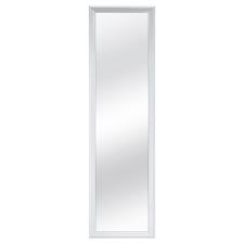 An over the door jewelry armoire makes dressing and accessorizing effortless; Mcs Over The Door Mirror White 14 X 50 Mirrors Meijer Grocery Pharmacy Home More