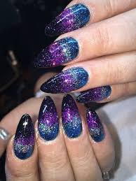 Trendy instagram nail art compilation nail art, nail art compilation, nail art designs, nail art tutorial. Sparkle Acrylic Galaxy Nails Nail And Manicure Trends