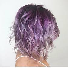 Whether long and smooth or short and wavy, purple curls are everywhere. 25 Short Purple Hairstyles Short Hair Color