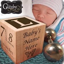 Personalized Wooden Baby Block Gift Engraved It's A Girl Boy Baby Keepsake  Newborn Cube Newborns First Alphabet Nursery Decor Gift Blocks