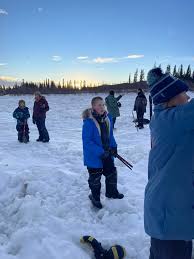 The ice is over 10 inches thick now