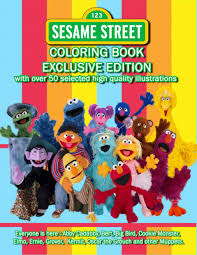Elmo coloring pages sesame street coloring pages birthday coloring pages coloring for kids printable coloring pages coloring sheets free coloring coloring book sesame street party. Sesame Street Coloring Book Exclusive Edition With Over 50 Selected High Quality Illustrations Everyone Is Here Abby Cadabby Bert Big Bird Kermit Oscar The Grouch And Other Muppets Amazon Co Uk Beestbook Inc
