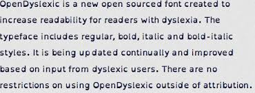 Mobile dyslexic replaces all fonts of all web pages with carefully crafted special font which is easier to read by people with dyslexia. New Font Helps Dyslexics Read Clearly The Bottom Line