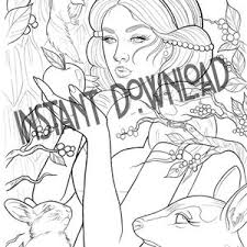 Keep your kids busy doing something fun and creative by printing out free coloring pages. Digital Copy Figment Coloring Book Instant Download Fairy Tale Etsy