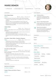 Resume templates find the perfect resume template. Video Editor Resume Examples And Skills You Need To Get Hired