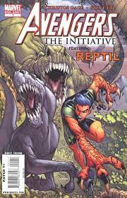 Avengers The Initiative Featuring Reptil By Humberto Ramos Comics Superhero Comic Avengers Comic Books