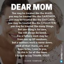 I relate to everyone of these stories. Mother S Day Pome