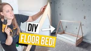 Wall bed veil a bonk mechanism manufacturer for bedroom. Diy Montessori Floor Bed Youtube