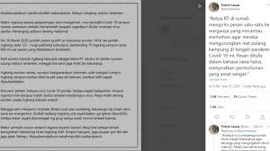 Maybe you would like to learn more about one of these? Ingatkan Bahaya Covid 19 Surat Berbahasa Jawa Halus Ini Diacungi Jempol
