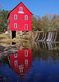 Starrs Mill With Rippled Reflection Country Barns Visit Georgia Sweet Home Alabama