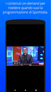 Sportitalia is an italian terrestrial and satellite television channel owned by italian sport communication, specialized in sports broadcasting 24 hours a day. Sportitalia Apk