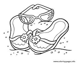 We found a picture of flip flops to color. Cute Summer Sandals Fef4 Coloring Pages Printable