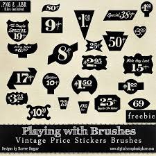 vintage price sticker photoshop brushes by duggar on deviantart price sticker photoshop brushes photoshop