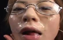 Two girls covered in sperm! Xxxbukkake Com Asian Porn