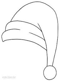 Printable Santa Hat Coloring Pages For Kids Cool2bkids Christmas Hat Santa Coloring Pages Santa Hat