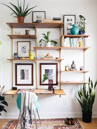 Wall mounted desks have a lot of advantages. Wall Mounted Shelving Systems You Can Diy Living Room Diy Desk Wall Unit Decor