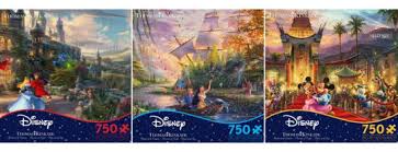 Pools of serenity by thomas kinkade. Thomas Kinkade Disney 750 Piece Puzzle Assorted Styles Vary By Ceaco Barnes Noble