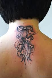 Making a tattoo is a very responsible decision in the life of those that want to have it. 61 Attractive Bow Tattoos On Neck