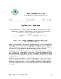 'kolej universiti islam antarabangsa selangor') also known as kuis is a private university located in bandar seri putra, bangi, selangor. Wadah 39 Nov 2011 By N Sunny Issuu