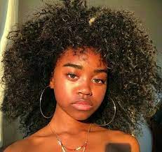 Pin By Celyane On Glow Natural Hair Styles Dark Skin Girls Hair Beauty