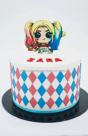 Well there are two answers here. Cakes By Jacob S Mum Harley Quinn Cake Facebook