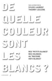 Pourtant, elle n'a pas compris danièle, qu'elle aurait pu être bien plus traumatisée, si les g.g. De Quelle Couleur Sont Les Blancs Sylvie Laurent Thierry Leclere Editions La Decouverte