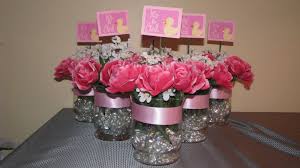 Baby Shower Ideas For Girls If I Would Make The Centerpieces For A Ba Pink Baby Shower Centerpieces Girl Baby Shower Decorations Baby Shower Centerpieces