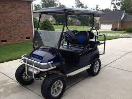 this is my cart 2007 48volt electric club car precedent it has 6 jake s spindle lift 23x10 5x12 rhox mojave ii car golf carts aluminum wheels