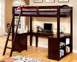 Tribeca cappuccino twin size high loft bed with desk. Twin Loft Bed With Desk And Drawers Novocom Top