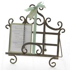 Recipe Book Stand With Scroll A Traditional Wire Recipe Book Stand For Everyday Use Whilst Cooking Or Simply To Decorate The Kitchen Phlmothersday Hierro