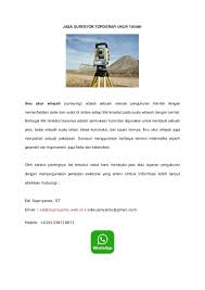 Ruang dialog unit perhubungan awam, tingkat 5, jts miri. Survey Pemetaan Land Survey Ukur Tanah Yogyakarta Yogyakarta Jawa