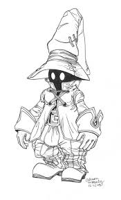 To print out your fantasy creatures coloring page, just click on the image you want to view and print the larger picture on the next page. Vivi Final Fantasy 9 By Themoseali Deviantart Com On Deviantart Final Fantasy Art Final Fantasy Characters Final Fantasy Tattoo