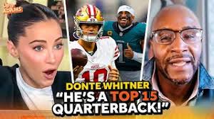 Donte Whitner Has 49ers Mac Jones as TOP 15 QB, Jalen Hurts has MOST AURA,  & Missing Deebo Samuel!