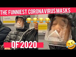 The Funniest Coronavirus Masks Of 2020 Must Watch How To Make Diy Face Mask No Sew Mask Youtube A man wears an unusual.