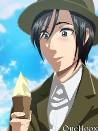 7.13 polar, ice, and winter. Shingeki No Kyojin 123 Mikasa Eats Ice Cream By Onehoox On Deviantart